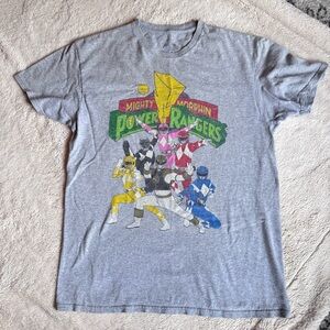 Power Rangers Graphic Gray Tee